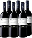 Solar Viejo Tempranillo DOCa Rioja Rotwein Trocken (6 x 0,75 l) aromatischer, spanischer Rotwein; Aromen roter Früchte (Himbeere und Erdbeere); ideal zu Reisgerichten, Bolognese, Tapas & mildem Käse