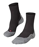 FALKE Damen Laufsocken RU4 Endurance W SO Baumwolle antiblasen 1 Paar, Schwarz (Black-Mix 3010), 39-40