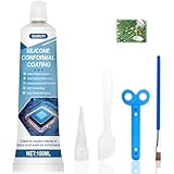 Isolierlack, Transparenter Isolierlack, Isolierspray Elektronik, Isolierfarbe Wasserflecken, Elektrovergussmasse, Wasserdicht und Schnell Trocknend für Leiterplatten, Steuerplatinen Usw