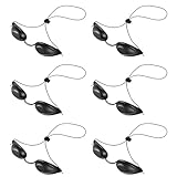 BDBFPAN 3Pcs solarium brille,sonnenbank brille schutzbrille höhensonne schutzbrille rotlichtlampe sonnenbank brille schutzbrille solarium brille für Für Schönheitsstrände(Weiß Schwarz Violett) (6)