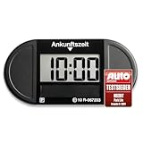 Needit elektronische Parkscheibe Park Lite SOLAR I automatische Parkscheibe elektrisch mit Zulassung vom Kraftfahrt-Bundesamt I Digitale Parkuhr mit Langer Lebensdauer, 2 Displays & vielen Funktionen