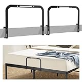 Matratzen-Gleitstopper, extra hoch, rutschfest, Matratzen-Haltestange, Matratzenhalter für 3,8 x 5,1 cm Metall-Bettgestell, um ein Verrutschen zu verhindern (2 Stück)