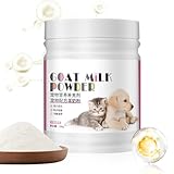 Ziegenmilchpulver Hund, Natürlicher Milchersatz Für Katzenwelpen, Bio Natur Milchpulver Für Flüssigkeitshaushalt Fellpflege Verdauungsförderung Welpenaufzucht Säugende Hündinnen