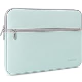 DOMISO 17,3-Zoll Laptoptasche Schutzhülle Wasserabweisend für Dell Inspiron, Lenovo IdeaPad 300 Serie, HP Pavilion/Envy 17, ASUS Vivobook, Kratzfeste Laptop Sleeve, Minzgrün