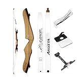 DEERACE Bogenschießen für Anfänger, Jugendliche, Holz, Takedown Kinder, Jungen, Mädchen, Frauen, traditionelle Bögen (10 kg, 167,6 cm)