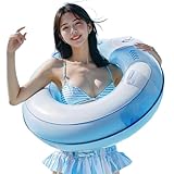 Aufblasbare Schwimmringe | Aufblasbarer Schlauchboje – aufblasbarer Wasserring mit großem Auftrieb mit Griffen für Sommer, Outdoor, Urlaub, Fluss, See, Garten