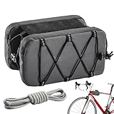 Fahrradtasche, Multifunktions-Oberrohr-Organizer, Fahrrad-Organizer, große Fahrrad-Werkzeugtasche mit Schultergurt für Escu