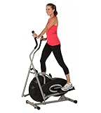 EXERPEUTIC Aero Air Crosstrainer, robuster und kompakter Ellipsentrainer mit Rillenriemenantrieb