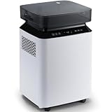 Kalopsia Raumentfeuchter Luftentfeuchter mit Kondensatpumpe: 80L/Tag Elektrischer Bautrockner mit 8L Tank Smart Hygrostat Leiser Entfeuchter für Keller Badezimmer Büro Schlafzimmer Wohnung