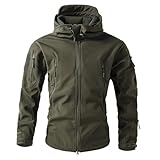 Generisch Angeljacke Bundeswehr Militär Kleidung Camouflage Taktische Jacke Herren Winter Tactical Jacket Olivgrün L