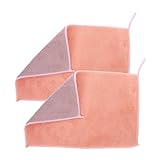 Holibanna 2 Stück Küchentücher Mikrofaser Hochsaugfähige Geschirrtücher für rutschfest Fusselfrei zum Abtrocknen von Geschirr Töpfen und Oberflächen