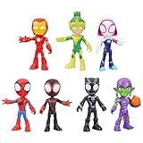 Marvel Actionfigur Hasbro Spidey and His Fantastic Friends, Actionfigur, 10 cm, Superhelden-Spielzeug, 1 Stück, Artikel kann variieren