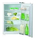 Bauknecht KSI 9VF2 Einbau-Kühlschrank (Nische 88) / Gesamtnutzinhalt: 131 Liter/ Abtauautomatik im Kühlteil / LED-Licht / Einfache Festtürmontage SETMO-QUICK, Weiß, Höhe: 87,5 cm