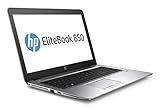 HP EliteBook 850 G3 15,6 Zoll 1920x1080 Full HD Intel Core i5 256GB SSD Festplatte 8GB Speicher Windows 11 Pro Home Webcam Fingerprint Business Notebook Laptop (Generalüberholt), Alu - Silber