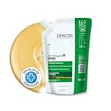 VICHY Anti-Schuppen Pflegeshampoo für normales bis trockenes Haar, 6 Wochen Anti-Rückfall-Wirkung, Ohne Parabene, Mit Selendisulfid und Salicylsäure, Dercos Anti-Schuppen, Nachfüllpack, 500 ml