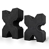 ATFLBOX 2 Gewehrauflagen in verschiedenen Größen, tragbare Schaumstoff-Gewehrauflagen mit Klettverschluss, rutschfeste Schießstandbank zur Schussstabilisierung und zum Anvisieren