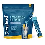 Hydraid Hydration Helper® MANGO – Elektrolyt Pulver mit 1118mg Elektrolyten zur besseren Wasseraufnahme für Sport & schnelle Erholung – 25 Sticks mit Mango-Maracuja-Geschmack