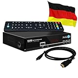 Sat Receiver MEDIAART-3 FTA vorbereitete Deutsche Senderliste Full HD Digital 2xUSB HDMI Coaxial DVB-S2 Scart Astra 19°E vorprogrammiert, Multimedia Player