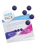 Oral Prevent Plaque Färbetabletten - Zahnfärbetabletten für Kinder/Erwachsene - Kautabletten - Zahnbelag einfärben - Erythrosinfrei - 40 Stück