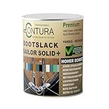 Contura Bootslack Farbig SEIDENMATT Yacht- Buntlack Metall Holz GFK Holzlack Boot Farblos (Farblos, 1 Liter)