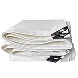 Strapazierfähige, wasserdichte Abdeckplane, dicke Oxford-Plane mit rostfreien Ösen, 1,2 m x 1,5 m bis 3 m x 4 m, ideal für Outdoor-Schutz, Camping und Planenbedarf