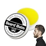 Rostblant 30g Natürlicher Bartbalsam, Bartbalsam Männer, Feuchtigkeitsspendender Bartbalsam,pflegender Bart Balsam Bartwachs, 100% natürliches Bartbalm Bartpflege für den Mann