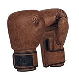 Boxhandschuhe für Männer und Frauen, Sparring-Handschuhe für Training, Zuhause, Fitnessstudio, Kickboxen, Braun, 36 x 15 x 13,5 cm