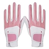 Damen Golfhandschuhe, Damen Golfhandschuhe - Rutschfeste Golfhandschuhe für Mädchen Leichte Handschuhe, Bequeme Allwetter Golfhandschuhe Synthetische Golfhandschuhe für Frauen und Mädchen