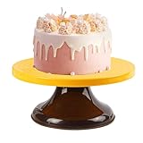 Tengotage für Kuchendekoration, drehbarer Kuchenständer, Servier- und Präsentationsbasis | 25,4 cm Kuchendekorationsangebote für die Präsentation von Cupcake-Desserts auf der Party, Hochzeit,