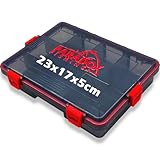 Paradox Fishing wasserdichte Köderboxen I S 23x17,5x5cm I Angelbox Köderbox Angeln Angelkoffer groß Tackle Box Angeln Angelkasten - für Angelzubehör