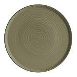 Bonna Adelfa Ripple Speiseteller 28 cm – 6er Set | Grünes Porzellan | Flache Teller für Alltag, Anlässe & Gastronomie | Mikrowellen- & Spülmaschinenfest | ADFRPL28DZ