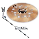 Paiste Becken DJs 45 Crash Effektbecken 12 Zoll + keepdrum HKC Galgen-Beckenarm
