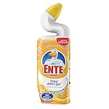 WC-Ente Total Aktiv Gel, Flüssiger WCReiniger, Toilettenreiniger, Citrus Splash (erfrischender ZitronenDuft), 750 ml