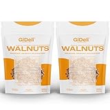 GiDeli walnüsse 2 x 1kg Walnusskerne ungesalzen ohne Schale reich an Omega-3 ideal als gesunde Zwischenmahlzeit