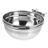 TOYANDONA Hängende Haustierschüssel für Wassernahrung Fütterungsschale Abnehmbar und Pflegeleicht für Käfige und Unterwegs