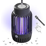 Mückenvernichter-Lampe, Insektenvernichter, Insektenvernichter, Fliegenschutz, elektrisch mit Nachtlicht, leistungsstarke Mückenschutz-Schädlingsbekämpfungsfallen für drinnen und draußen