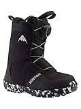 Burton Kinder Grom Boa Snowboard Boot, Black, 3K