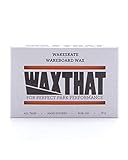 Waxthat Wakeskate & Wakeboard Wachs inkl. Polish Pad - Schwarz - Größe US: 7-13 - Für Erwachsene - Junge Erwachsene, Wasser-Sportler - Männer - Wachspaste - Wachs