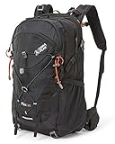 Terra Peak Wanderrucksack 30L Damen Herren Flex 30 & Erwachsene schwarz mittel - Trekking-Rucksack ergonomisch - Outdoor Daypack wasserdicht - Wander- leicht mit Rückenbelüftung zum Wandern