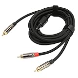 Jectse Langlebige Männliche Bis Männliche -y -Kabel 24K Gold Plattierte Steckverbinder für TV Verstärker Stereo Sound Getriebe Mixer Subwoofer