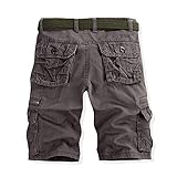 Thermoleggins Für Damen Strand Hosen Casual-Hose Arbeitstasche Ladeschorts Farbe Herren Hosen im freien Winter Kleidung Herren (Grey, 29)