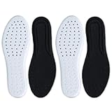 Zzmorni 2 Paar Komfort Sport Einlegesohlen Schuhe Sohlen Einlagen für Alltag und Beruf - Dämpfung und Atmungsaktiv - Ideal für Wandern, Laufen, Fitness (EU Size 34-35(Asia size 35-36))