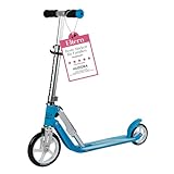 HUDORA Little BigWheel Scooter - Sicherer Aluminium-Roller für Kinder ab 3 Jahren - Höhenverstellbarer & zusammenklappbarer Cityroller für bis zu 100kg - Stabiler Tretroller mit großen Reifen