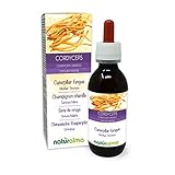 Cordyceps oder Chinesische Raupenpilz (Cordyceps sinensis oder Ophiocordyceps sinensis) Pilz Alkoholfreier Urtinktur Naturalma - Flüssig-Extrakt Tropfen 120 ml - Nahrungsergänzungsmittel - Veganer