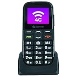 Denver Senioren Handy 4G - Große Tasten - SOS-Taste - Ladestation - GSM - Simlock Free - Bluetooth - BAS18600L