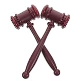 BRIGHTFUFU 2Stücke Richterhammer Mallet für Rollenspiele Karneval Mottopartys Kreative Schläge und Handtrainingsübungen für Langlebig und Praktisch der Anwendung