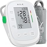 Blutdruckmessgerät (Blood pressure monitor) AILE: Oberarm-Blutdruckmessgerät für den Heimgebrauch,blutdruck messgerät große manschette(Verstellbare 22-42cm) Automatisches Oberarm-Blutdruckmessgerät