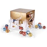 Lindt Schokolade LINDOR Adventskalender Mischung 2024 , 300 g , 24 verschiedene LINDOR Überraschungen mit unendlich zartschmelzender Füllung , Schokoladen-Geschenk