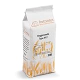 Brotzutaten 3 x 1 kg Roggenmehl Type 997 I helles Roggenmehl, ideal zum Brotbacken I perfekt für helle Mischbrötchen und Brote