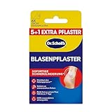 Dr. Scholl's Blasenpflaster für die Fersen – Lindert Blasenschmerzen sofort, 6 große Fersen Pflaster, 100% wasserdicht und atmungsaktiv, hält bis zu 7 Tage, unterstützt den Heilungsprozess